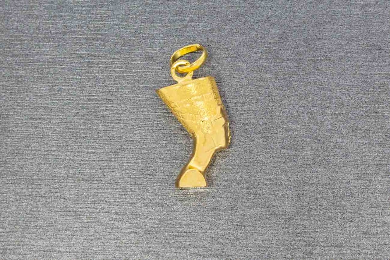 18 Karaat Nefertiti Bedel / Ketting hanger