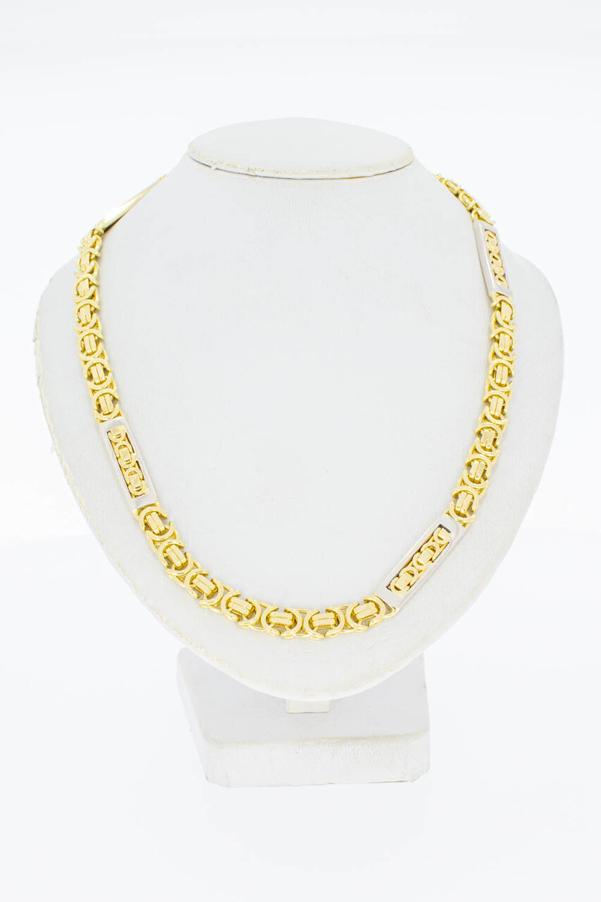 18 Karaat gouden heren Koningsketting - 52 cm