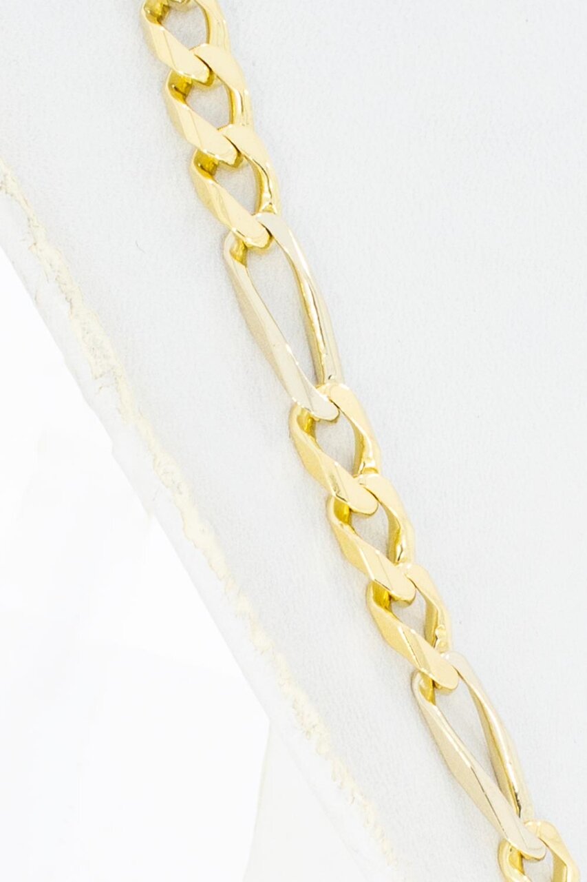 18 Karaat gouden Figaro ketting - 59,6 cm