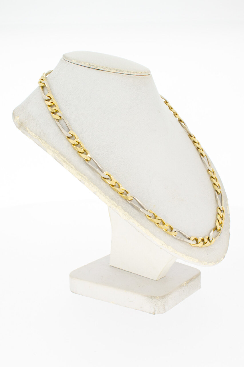 18 Karaat gouden Figaro Collier - 40,1 cm