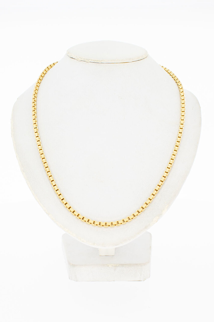 Venetiaanse ketting 18 Karaat goud - 50,6 cm