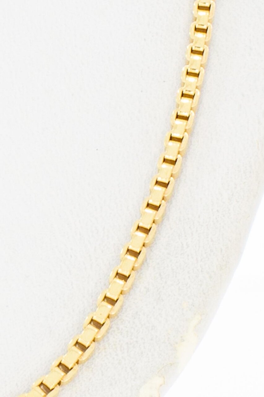 Venetiaanse ketting 18 Karaat goud - 50,6 cm
