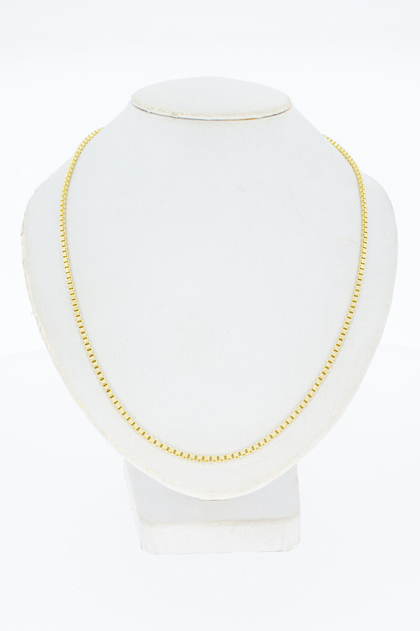 Venetiaanse ketting 14 Karaat goud - 61,7 cm