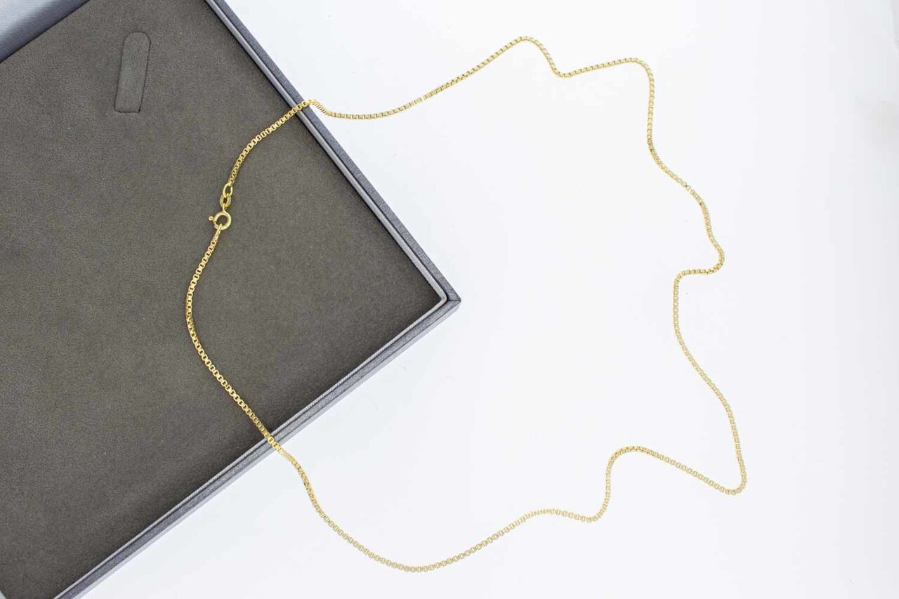 Venetiaanse ketting 14 Karaat goud - 61,7 cm