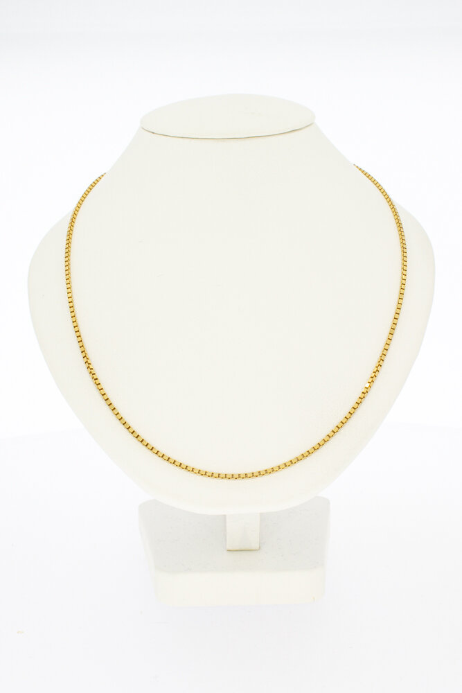 Venetiaanse ketting 18 karaat goud - 45,8 cm