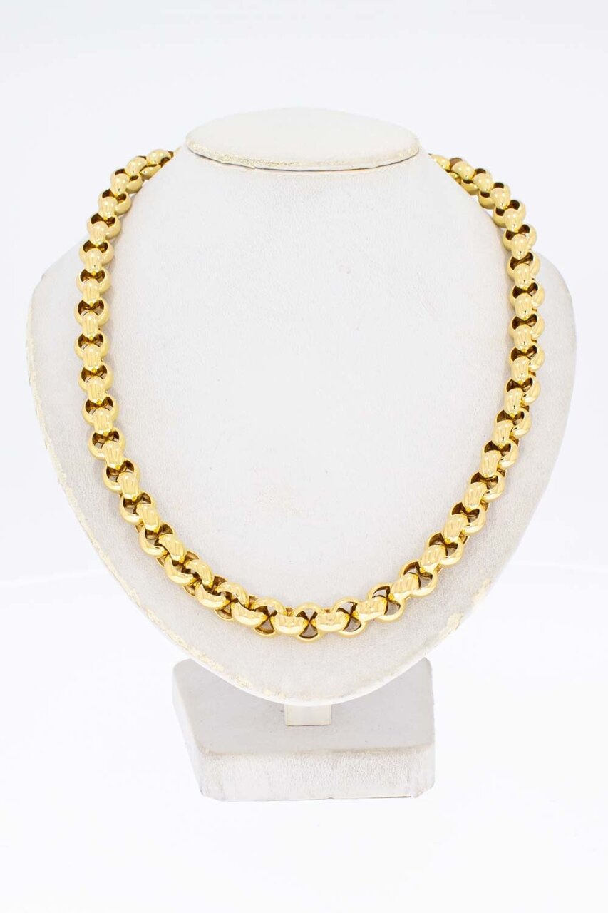 Jasseron ketting 14 Karaat goud - 45 cm