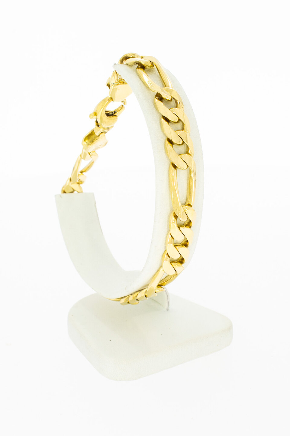 Figaro armband goud 18 Karaat - 22,9 cm