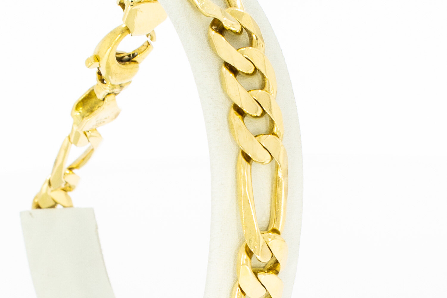 Figaro armband goud 18 Karaat - 22,9 cm