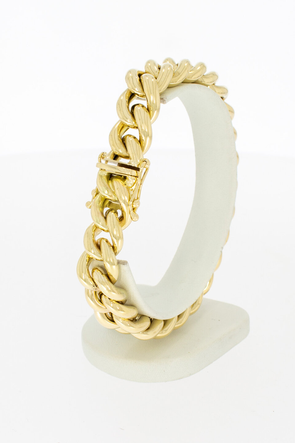 Gourmet armband 14 Karaat goud - 21,2 cm