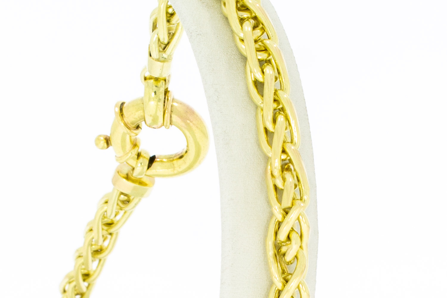 14 Karaat Vossenstaart armband - 25,3 cm