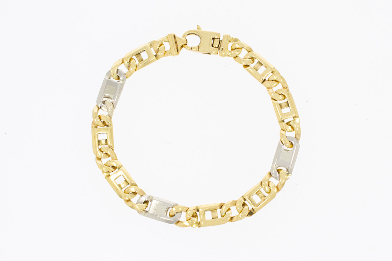 14 Karaat  heren armband Rolex - 22,2 cm