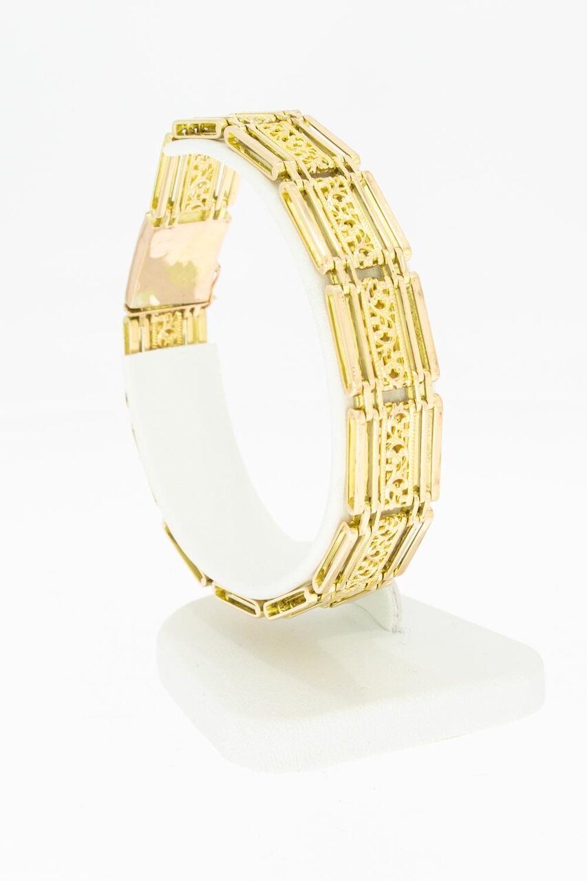14 Karaat goud Vintage armband - 19,8 cm