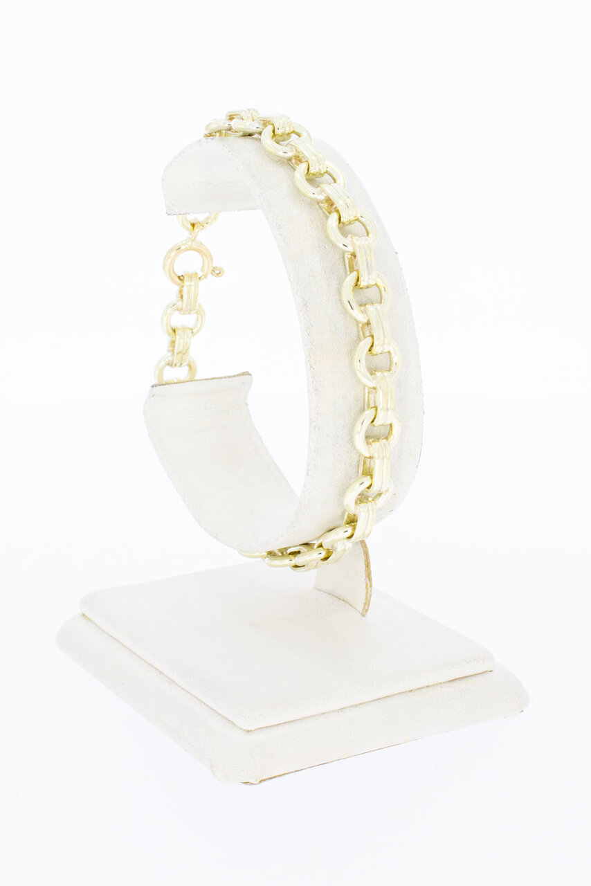 14 Karaat Jasseron armband - 20,2 cm