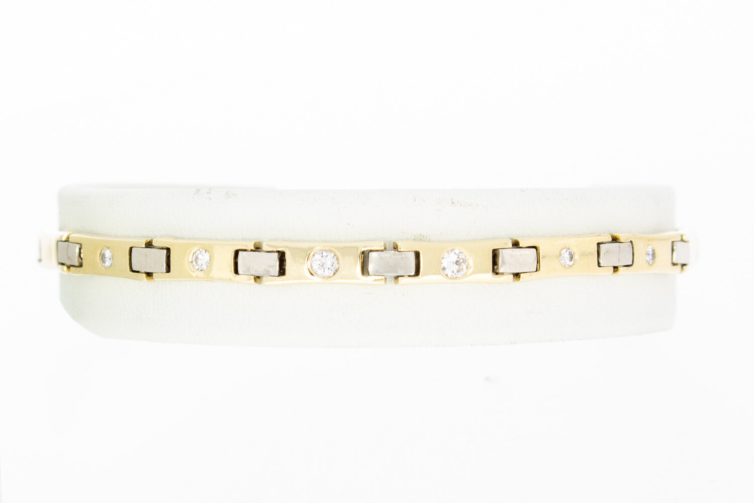 14 Karaat armband met Diamant - 19,7 cm