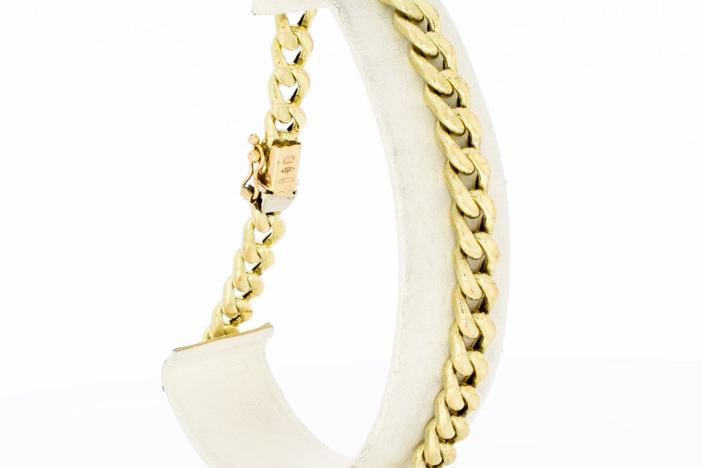 14 Karaat Gourmet armband - 22,7 cm