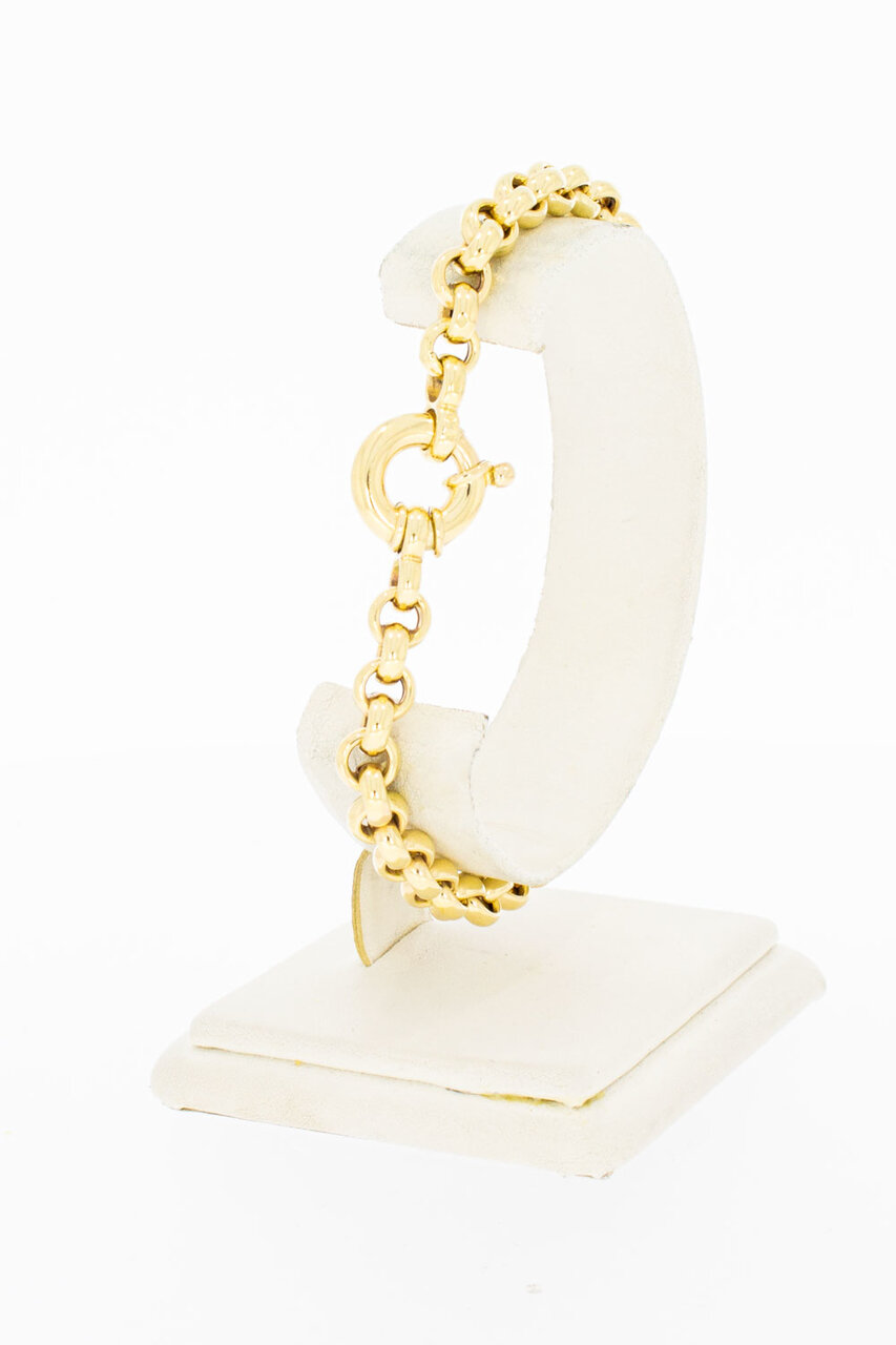 14 Karaat Jasseron armband - 21,2 cm