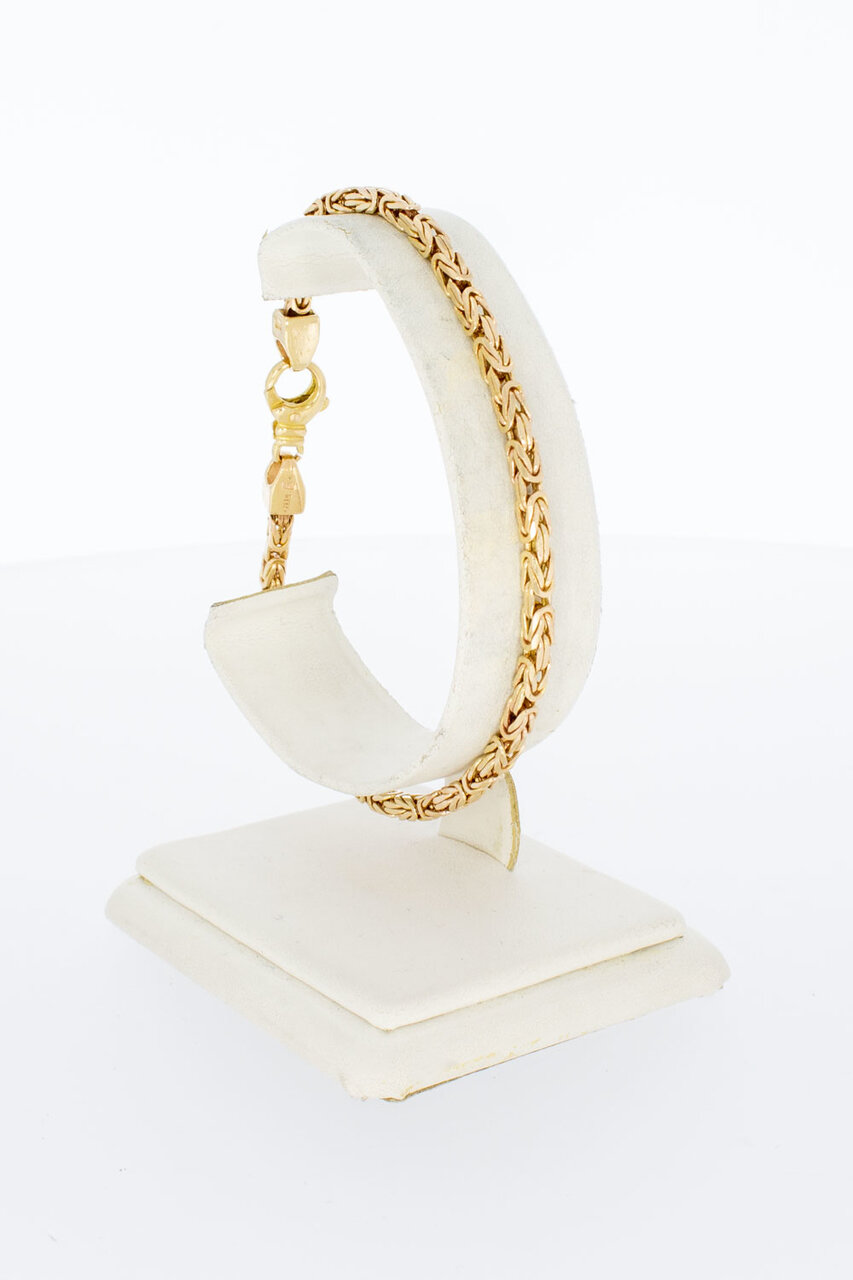 14 Karaat Byzantijnse schakelarmband - 21,3 cm
