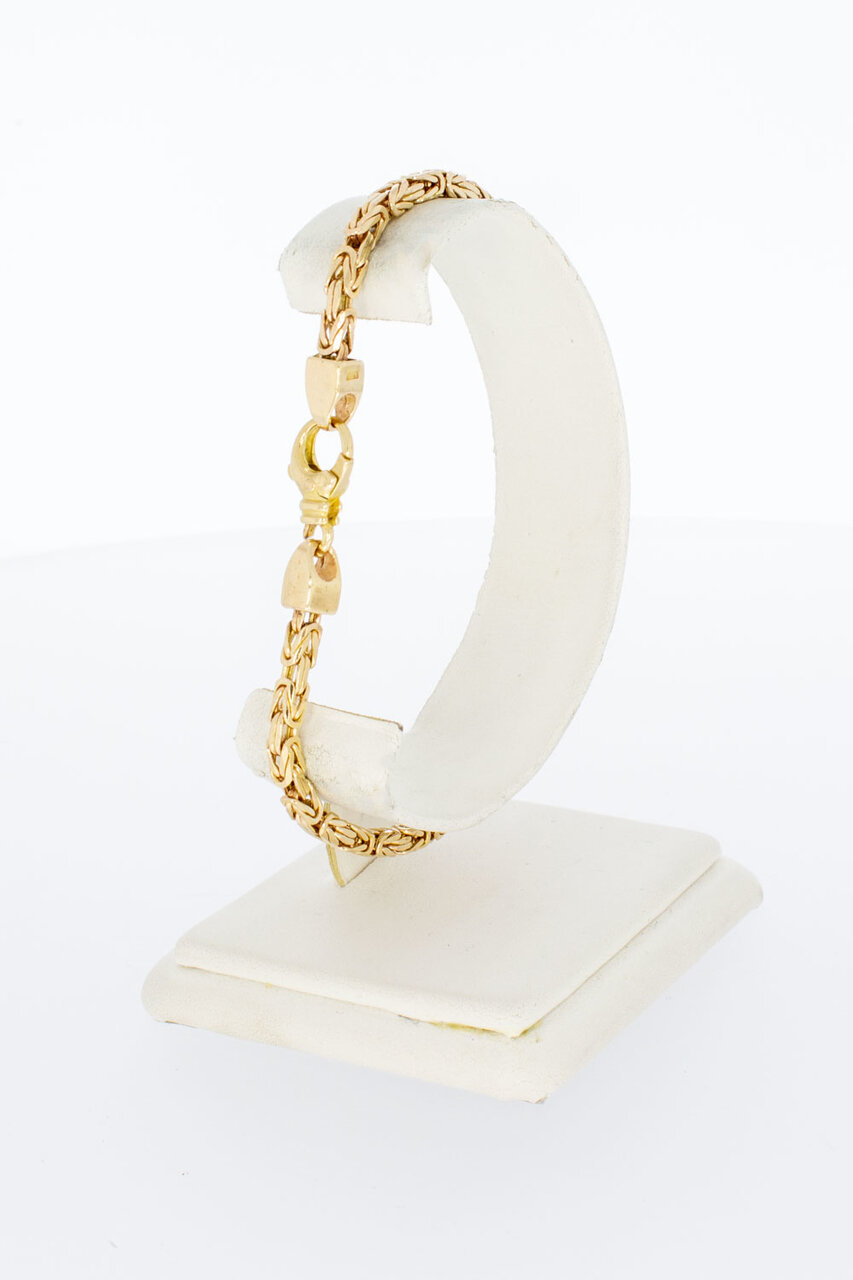 14 Karaat Byzantijnse schakelarmband - 21,3 cm
