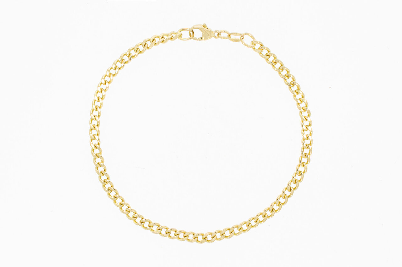 14 Karaat goud Gourmet armband - 23,6 cm
