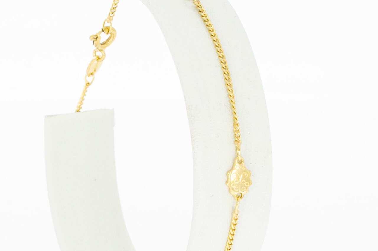 18 Karaat dames armbandje - 18,8 cm