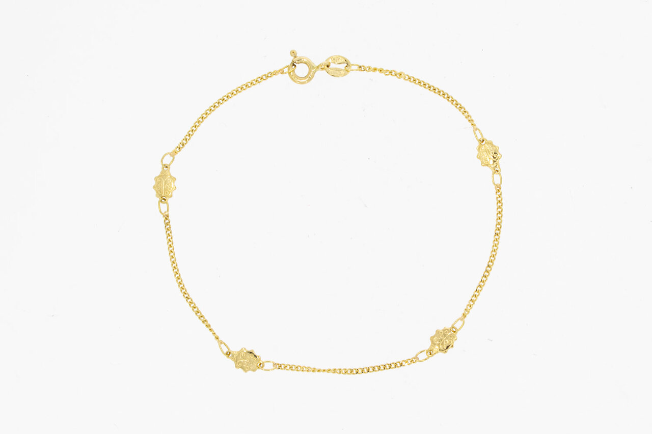 18 Karaat dames armbandje - 18,8 cm
