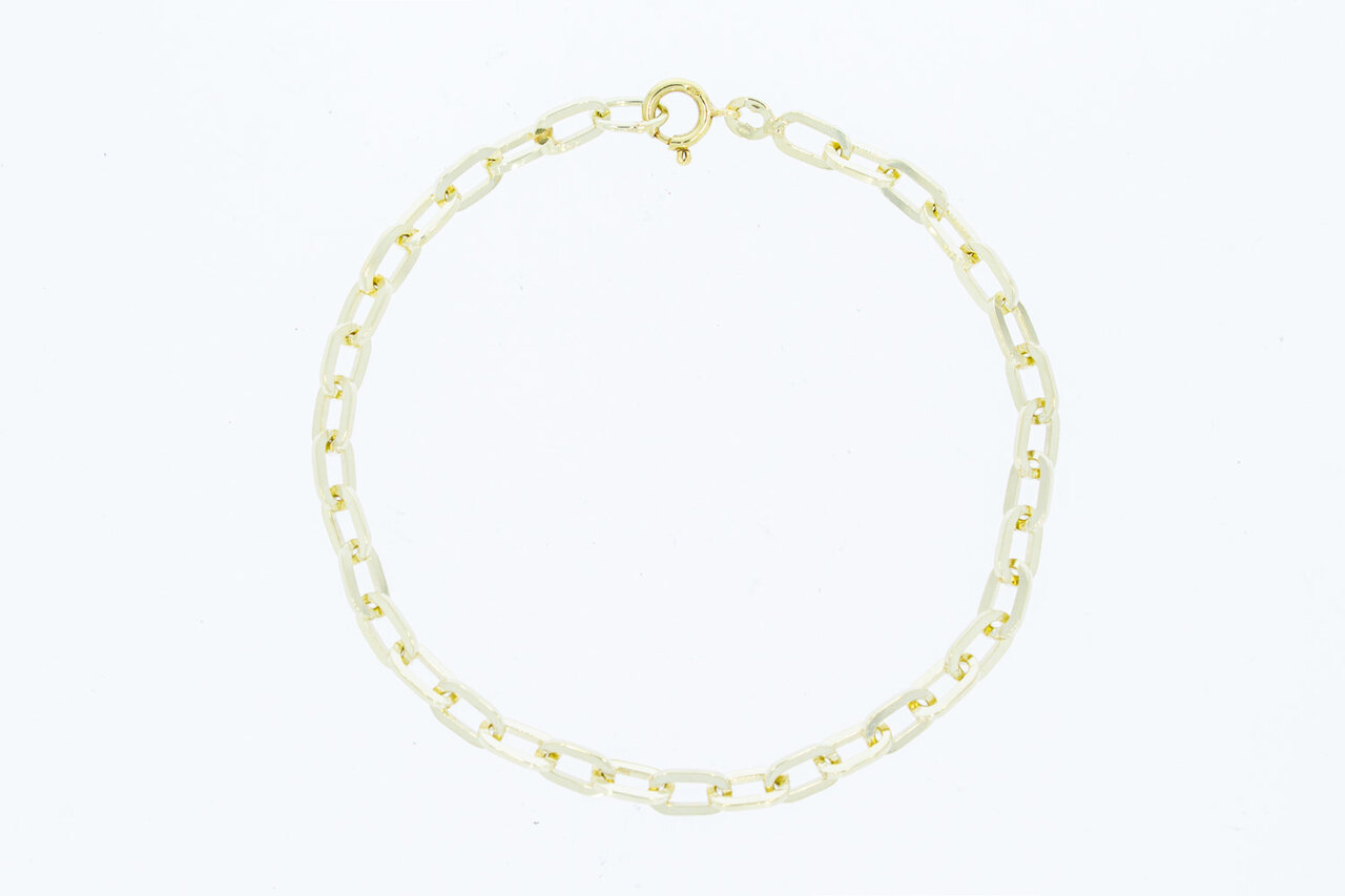 14 Karaat Anker schakelarmband - 20,9 cm