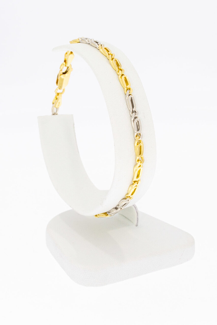 18 Karaat goud Valkoog armband - 18,9 cm