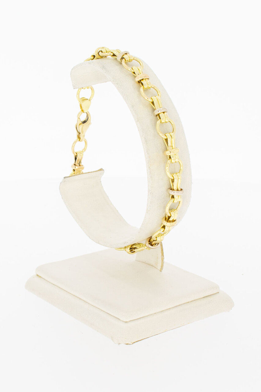 18 Karaat gouden Anker armband - 20,5 cm