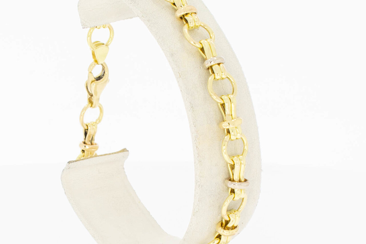 18 Karaat gouden Anker armband - 20,5 cm
