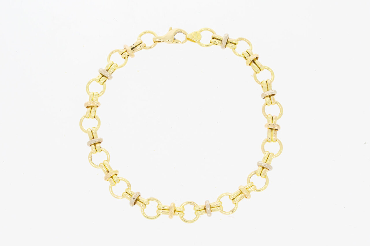 18 Karaat gouden Anker armband - 20,5 cm