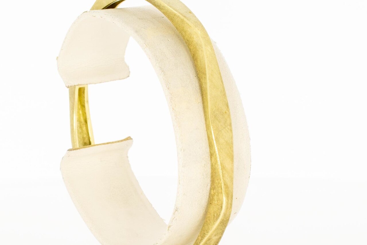 Geelgouden Slavenarmband 14 Karaat