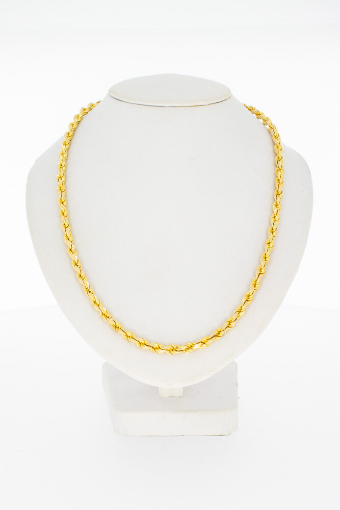 Koordketting 14 Karaat goud - 85 cm