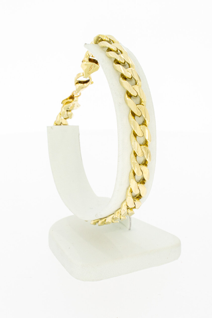 Gourmet armband goud 14 karaat - 20,5 cm