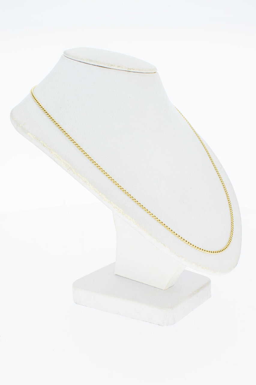 14 Karaat gouden Gourmet schakelketting - 59,4 cm