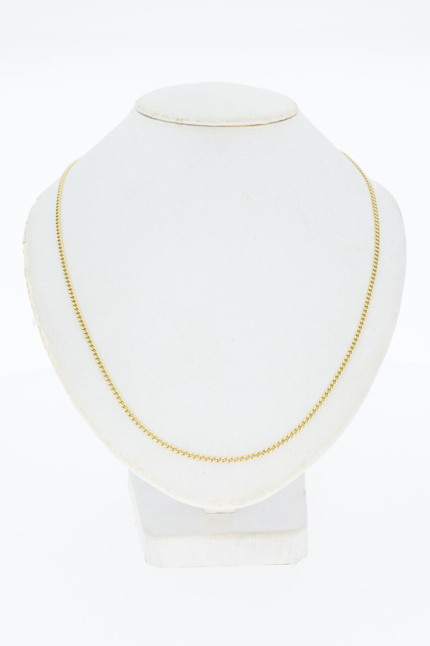 14 Karaat gouden Gourmet schakelketting - 59,4 cm