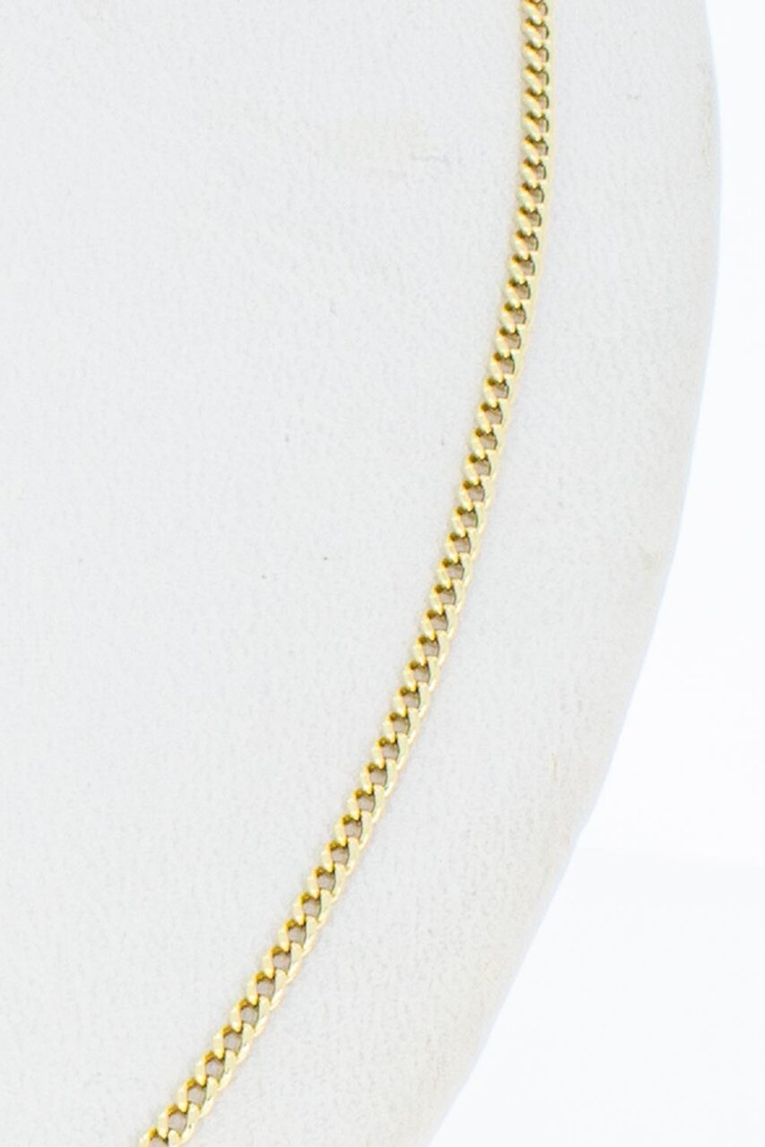 14 Karaat gouden Gourmet schakelketting - 59,4 cm