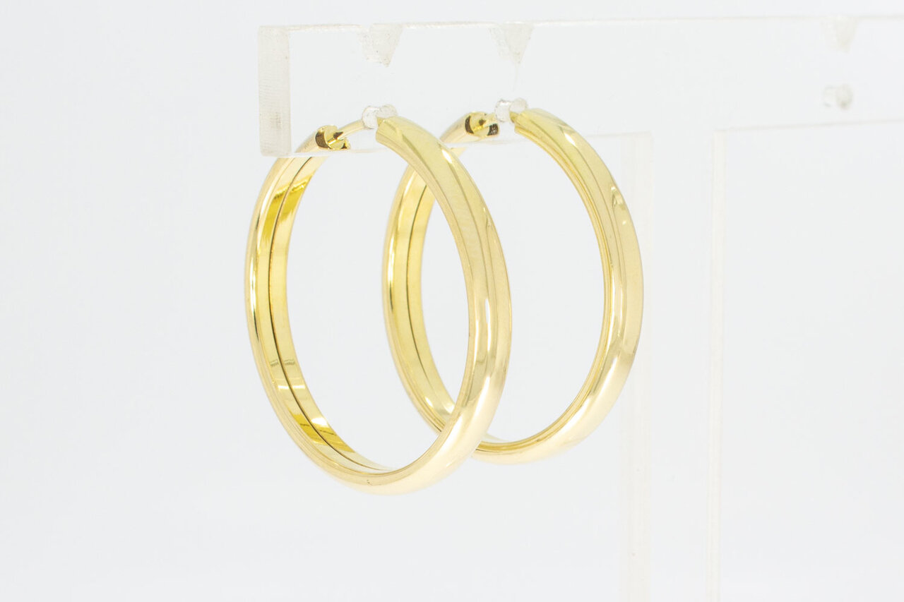 14 Karaat gouden oorringen dames - 2,9 cm