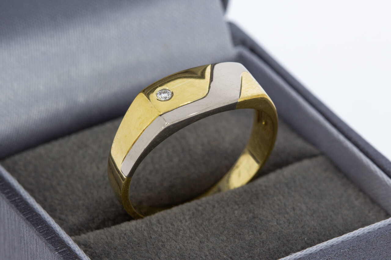 14 Karaat Statement diamant ring - 20,2 mm