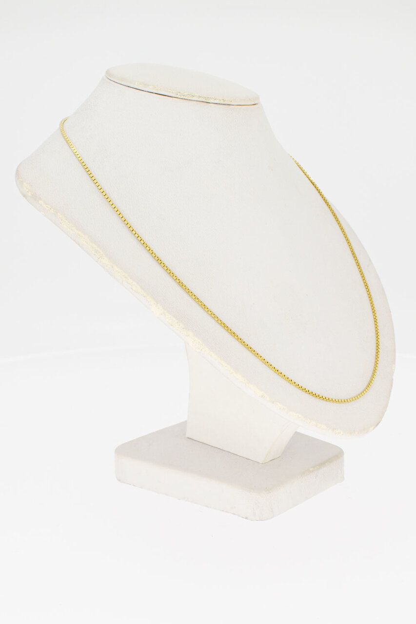 14 karaat Venetiaans kettingje - 42,5 cm