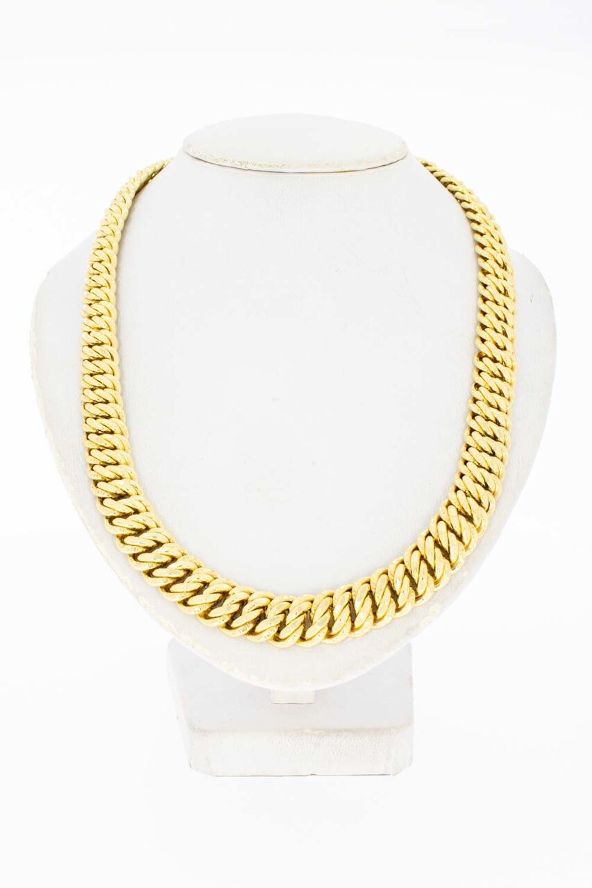 Gevlochten Collier 18 karaat goud - 44,2 cm
