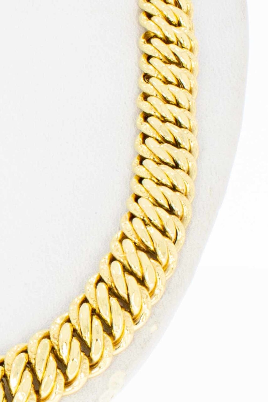Gevlochten Collier 18 karaat goud - 44,2 cm