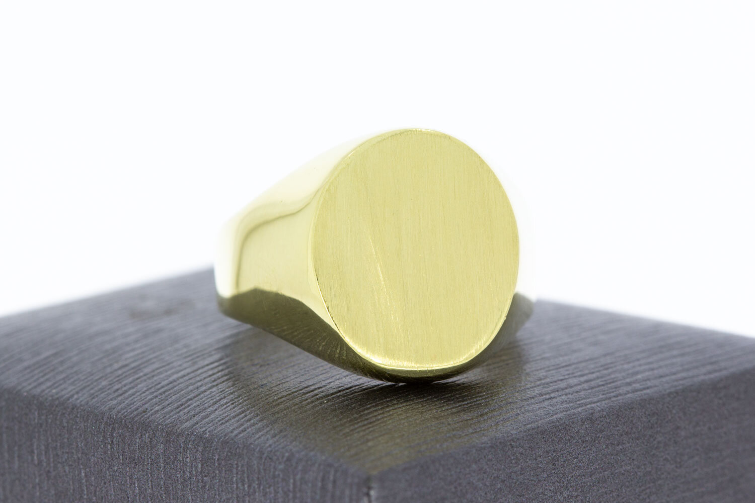 Gouden Zegelring mannen 18 Karaat - 20,1 mm