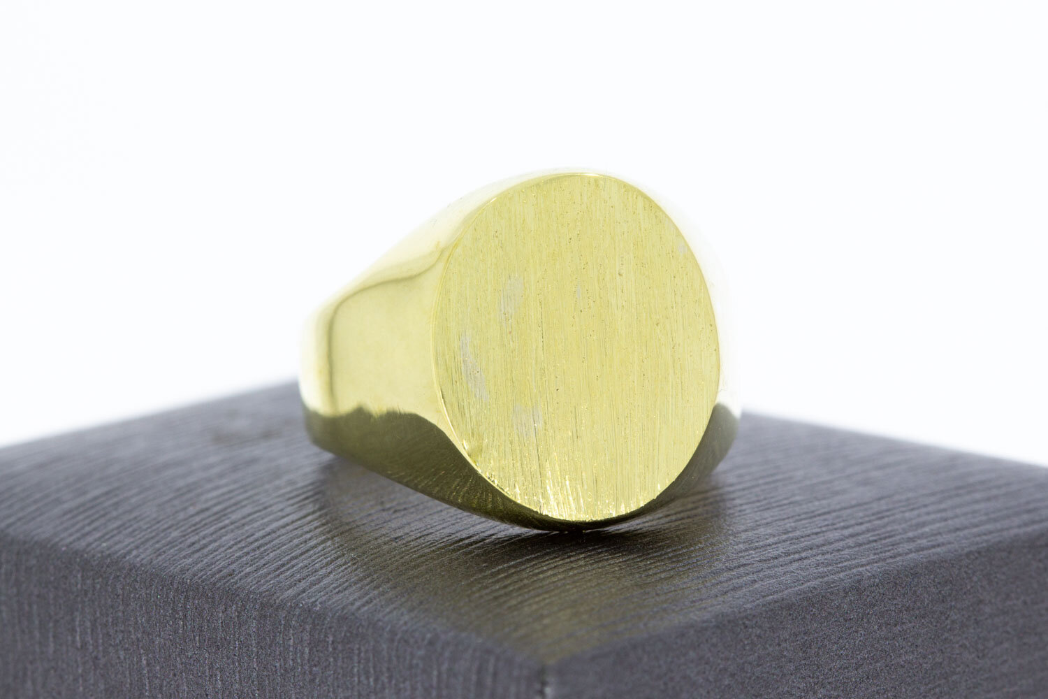 Geelgouden Zegelring 18 karaat - 19,9  mm