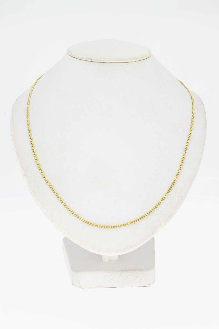 14 Karaat gouden Gourmet dames Collier - 43,9 cm
