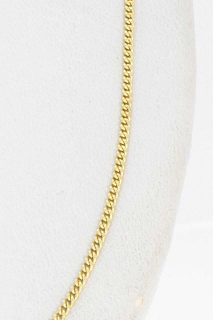 14 Karaat gouden Gourmet dames Collier - 43,9 cm