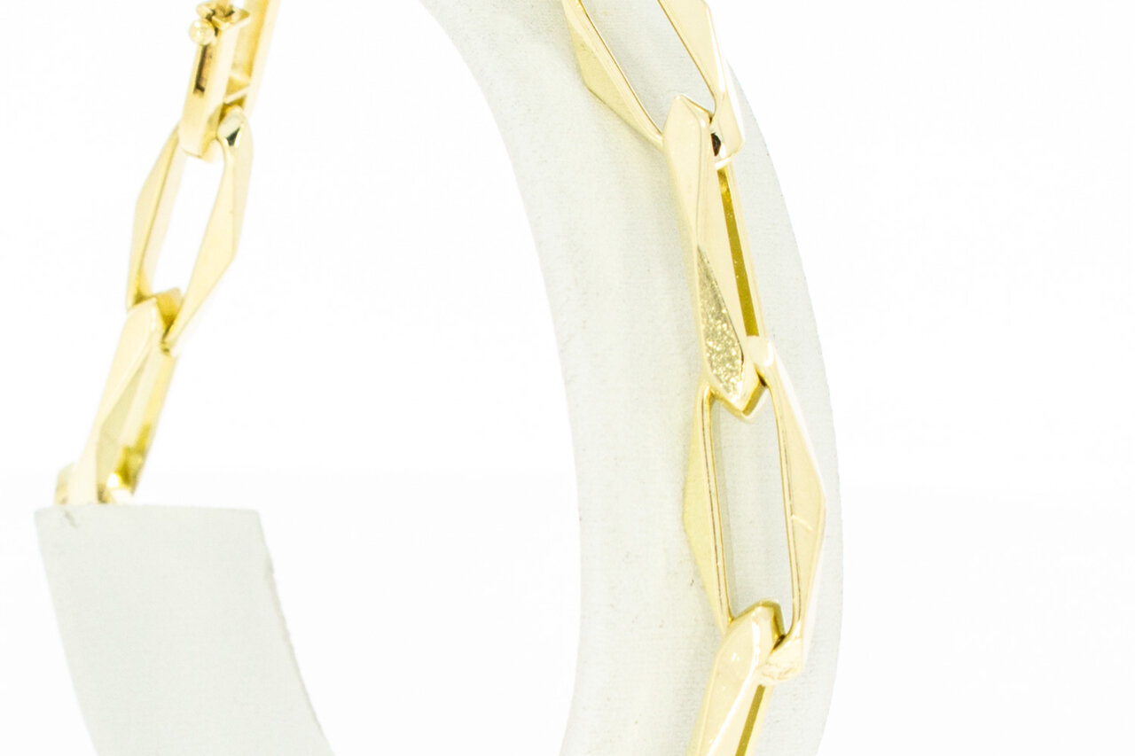 14 Karaat gouden Closed Forever armband - 21,8 cm