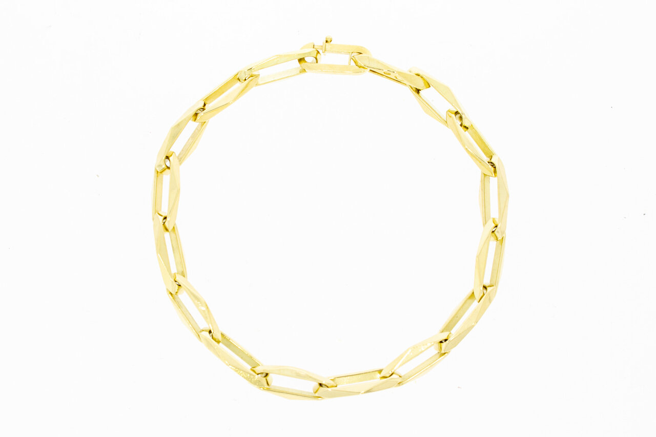 14 Karaat gouden Closed Forever armband - 21,8 cm