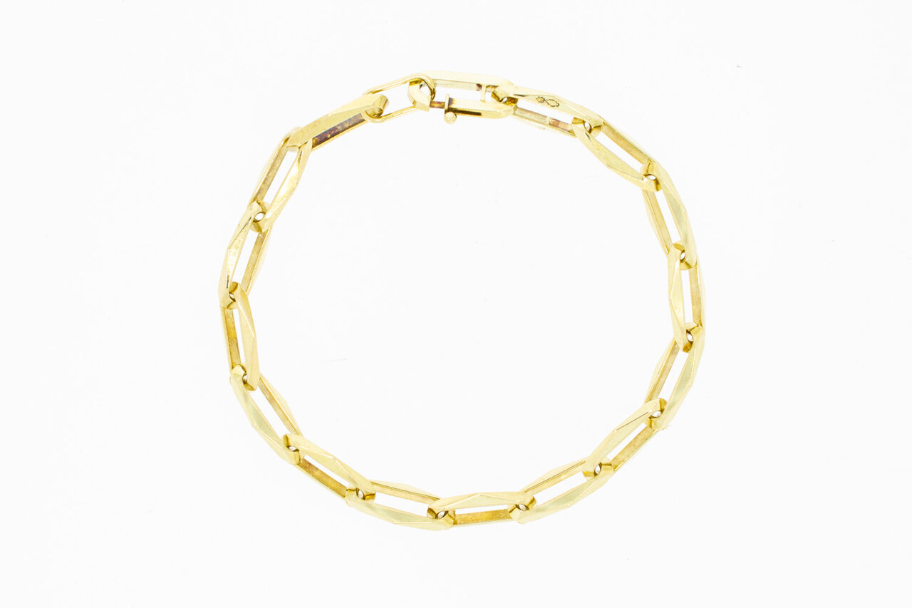 18 Karaat gouden Closed Forever armband - 21,4 cm