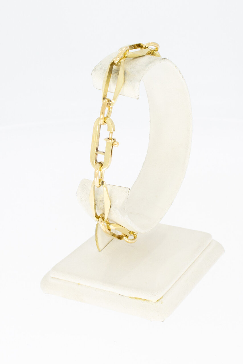 14 Karaat Closed Forever armband - 20,6 cm