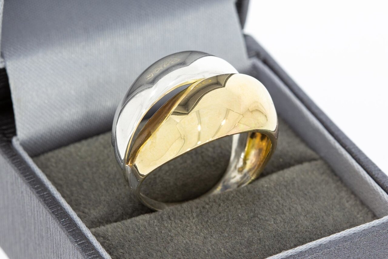 14 Karaat gouden Vintage damesring - 19,5 mm